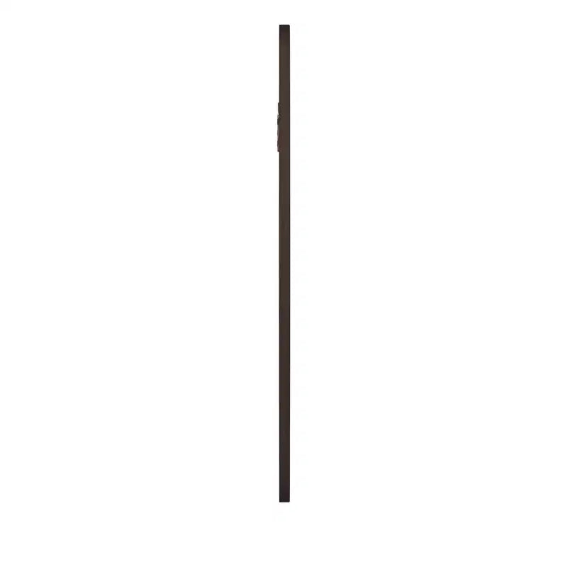 Miroir mural octogonal marron espresso foncé – Cadre en bois