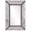 Howard Elliott 36"x24.5" Metal Framed Rectangular Rustic Accent Wall Mirror