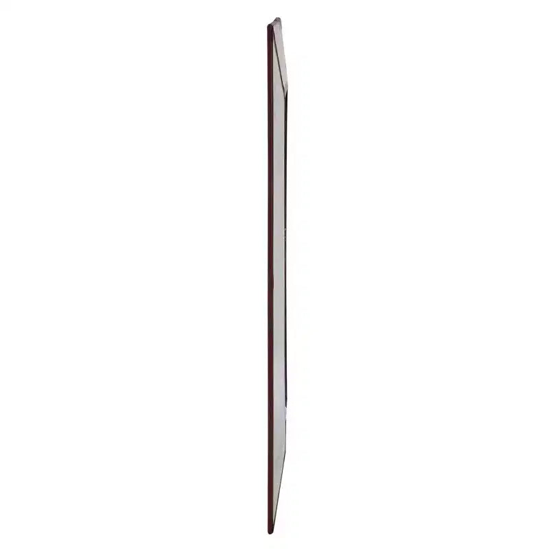 Miroir mural rectangulaire en métal finition rouille – Simple