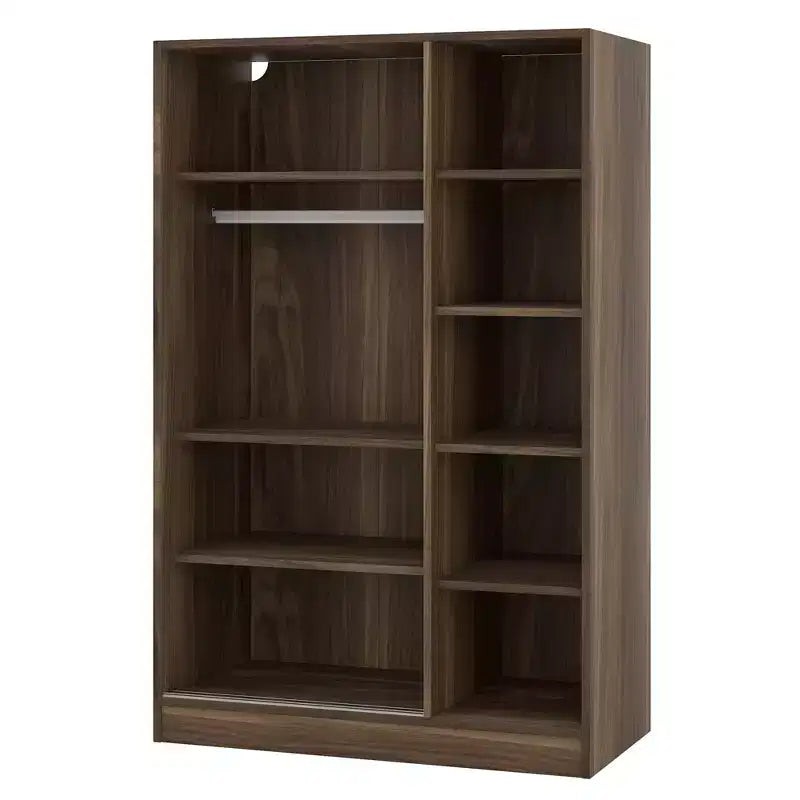 Armoire blanche à 3 portes coulissantes pour adulte seul