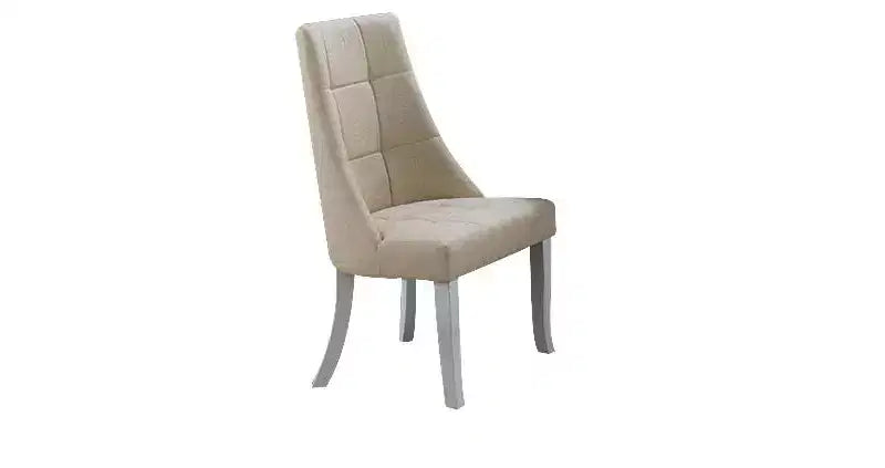Lot de 2 chaises de salle à manger Parsons en vinyle bleu/gris