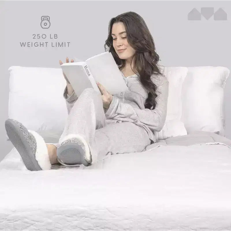 Cadre de lit plateforme en métal noir avec matelas en mousse à mémoire de forme de 5", jumeau, 1 personne