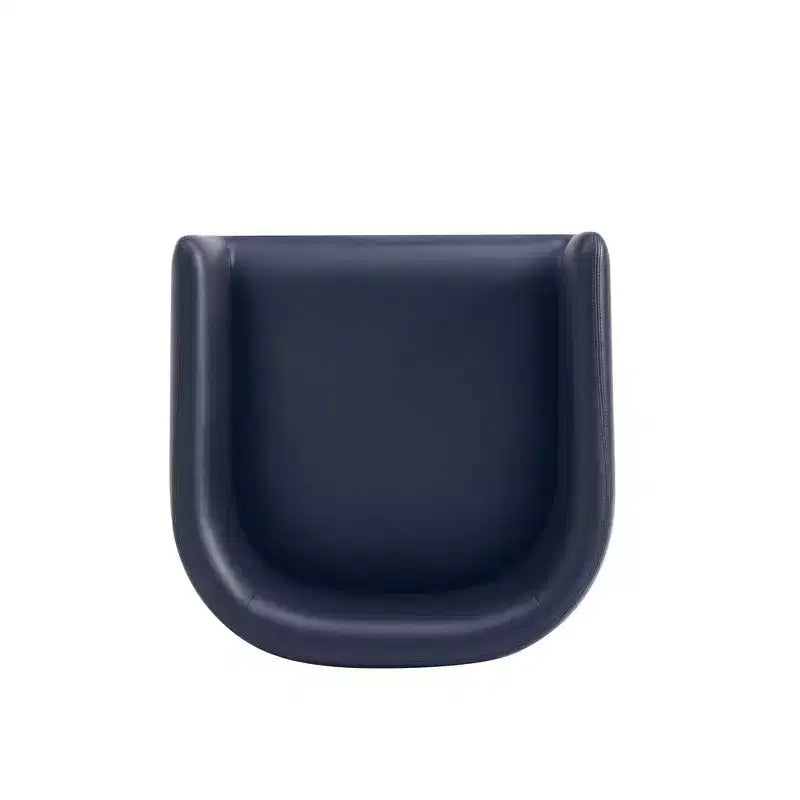 Tabouret de bar en similicuir rembourré noir et or titane, lot de 3